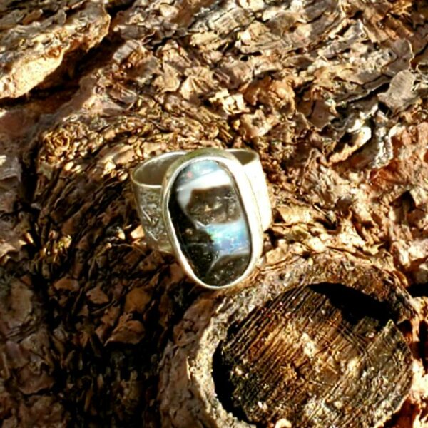 Bague opale boulder Argent