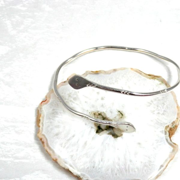Bracelet serpent rigide Argent massif