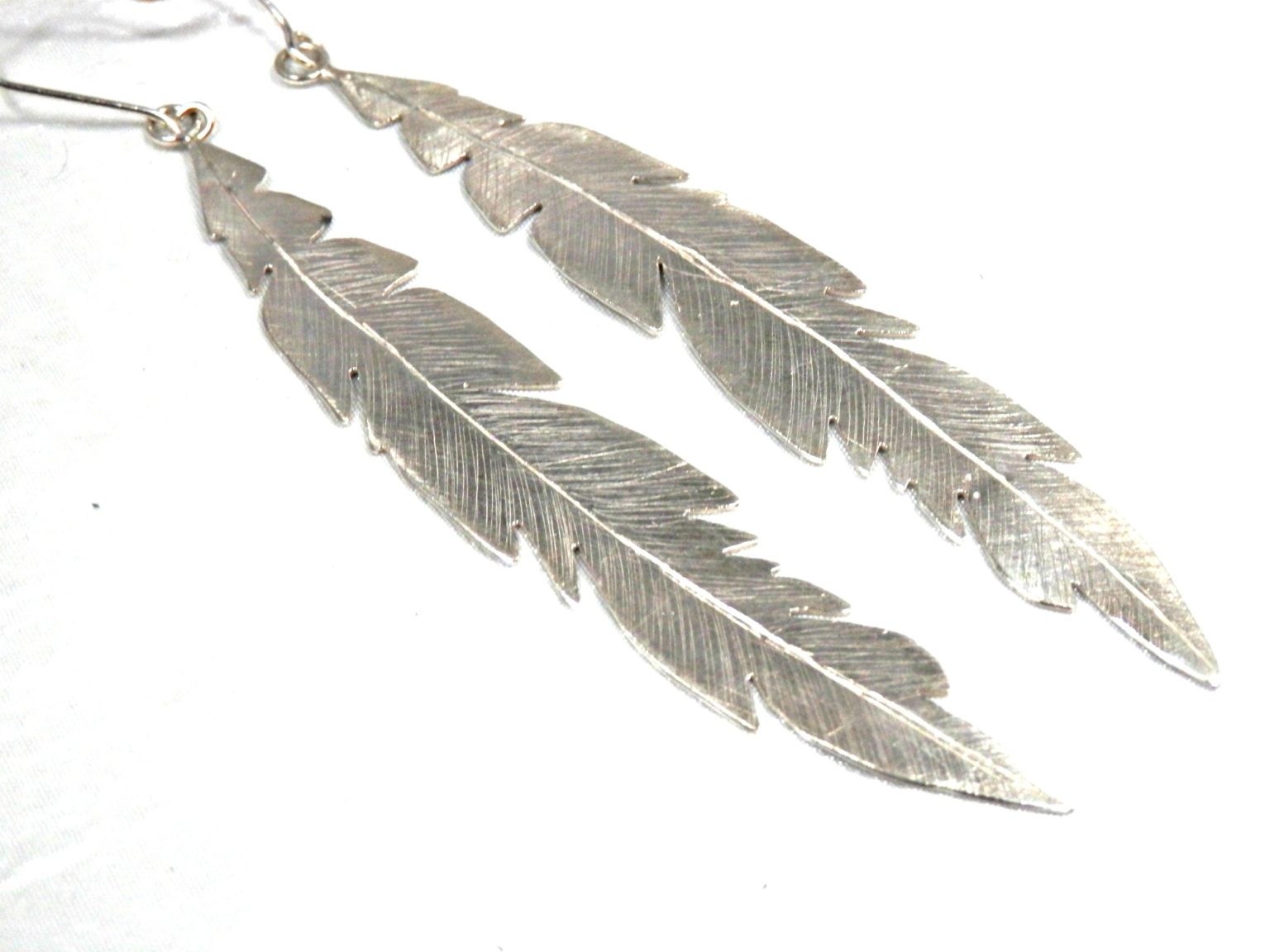 Boucles D'oreilles Pendantes En Plumes Naturelles COIRIS - Léger, Style Bohème, Crochet