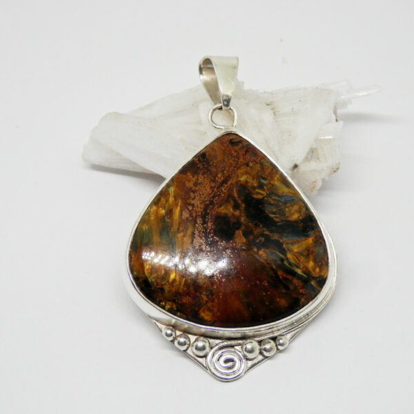 Pendentif Pietersite Argent massif